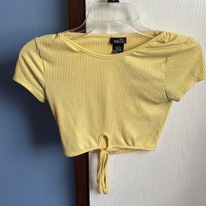 Rue 21 crop top with front tie. Used but like new